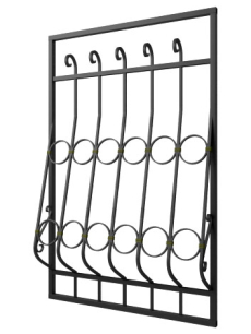 Кованая решетка №241