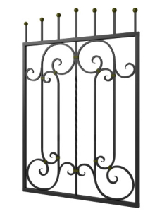 Кованая решетка №107