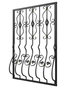 Кованая решетка №173