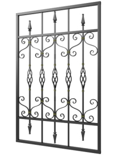Кованая решетка №274