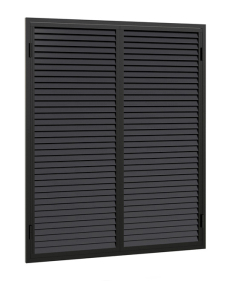 Двустворчатые ставни гармошка №2