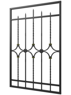 Кованая решетка №305