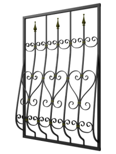 Кованая решетка №228