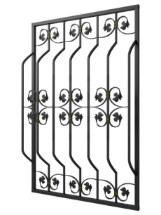 Кованая решетка №289