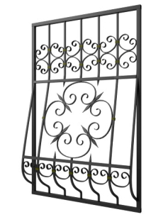 Кованая решетка №113