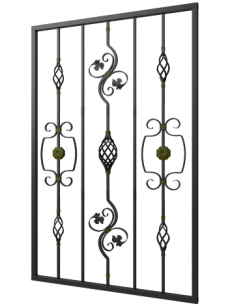 Кованая решетка №134