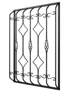 Кованая решетка №177