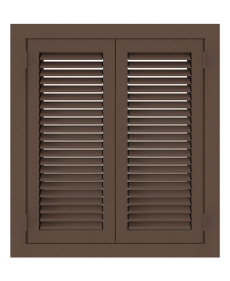 Жалюзийные ставни с блокираторами закрывания №9