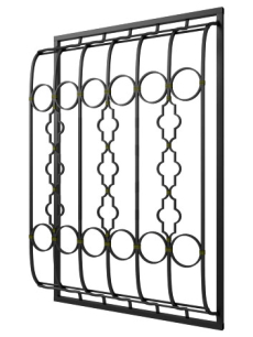 Кованая решетка №236