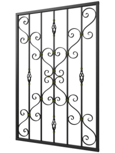 Кованая решетка №259