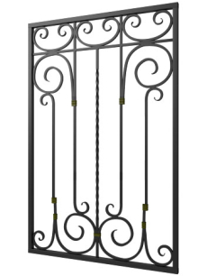 Кованая решетка №295