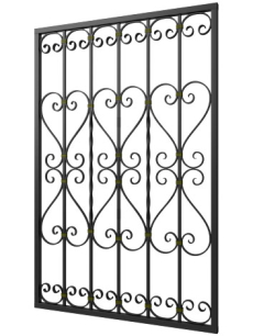 Кованая решетка №262